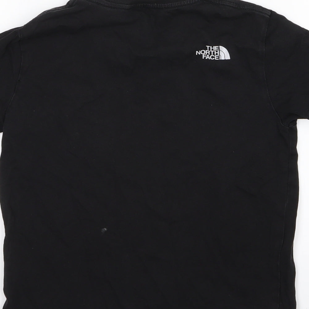 The North Face Boys Black  Jersey Basic T-Shirt Size S
