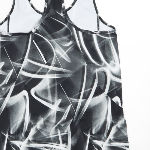 DOMYOS Womens Grey Geometric  Basic Tank Size M