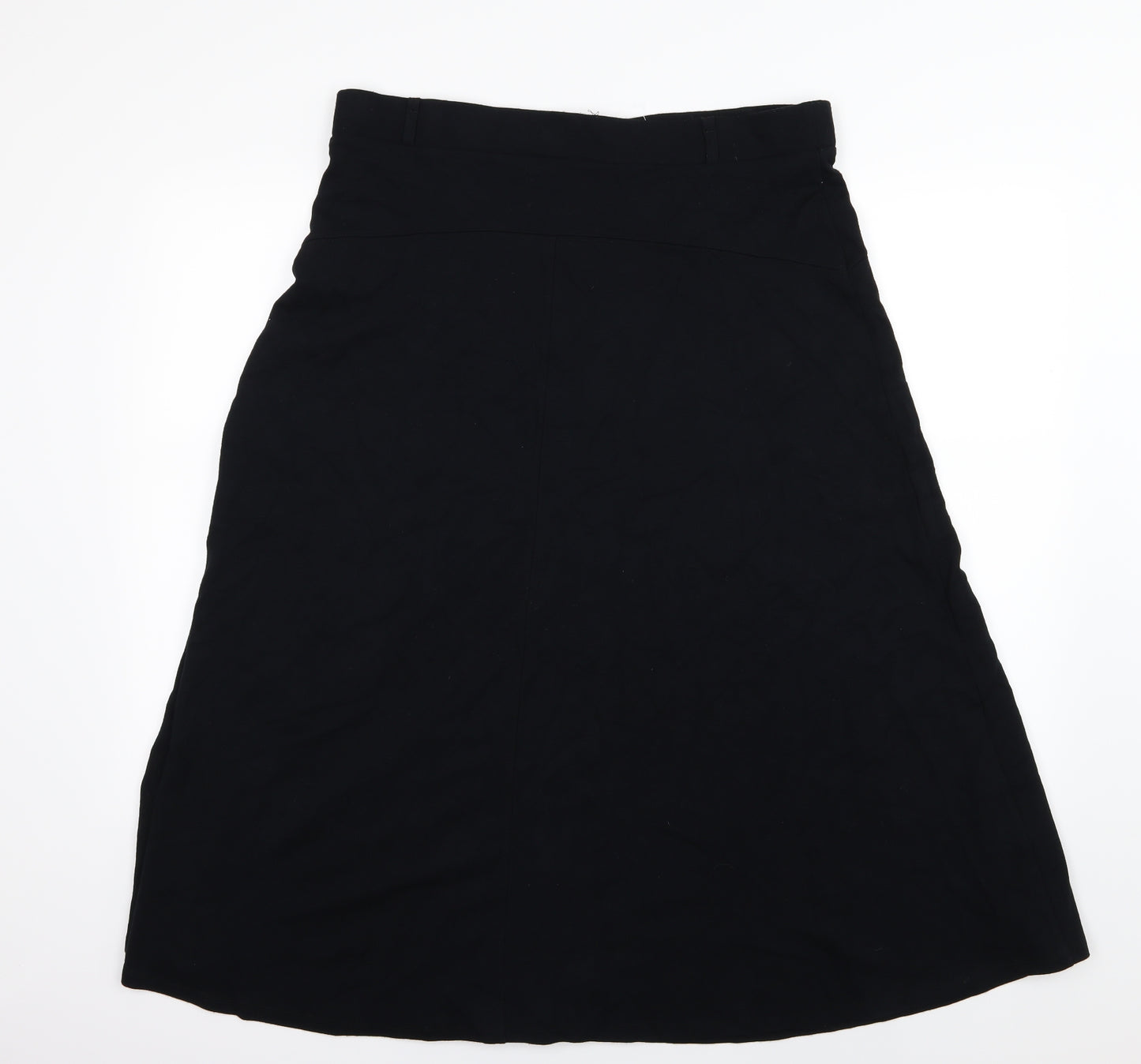 Marks and Spencer Womens Black  Jersey A-Line Skirt Size 18
