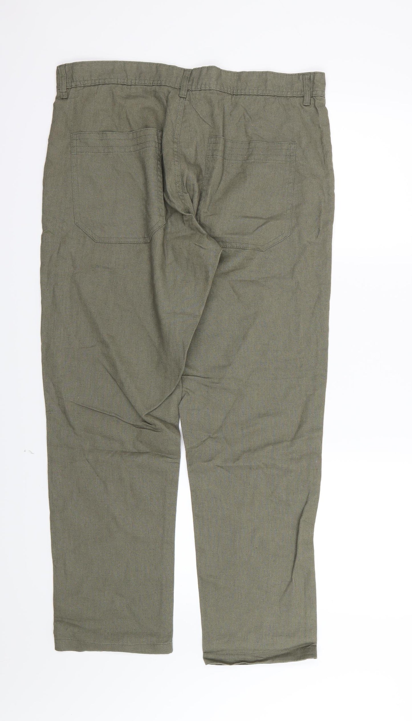 Easy Mens Green   Trousers  Size 34 L29 in