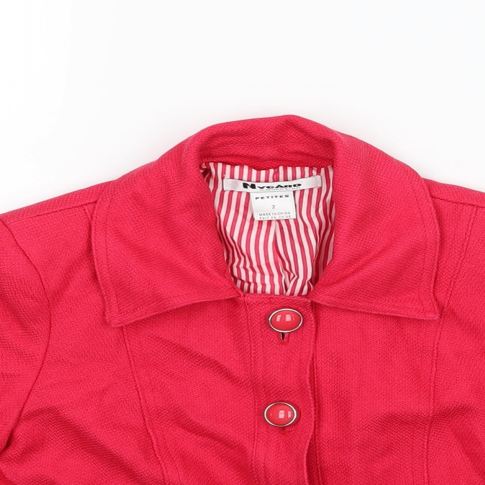 Nygård Womens Pink   Jacket Blazer Size S