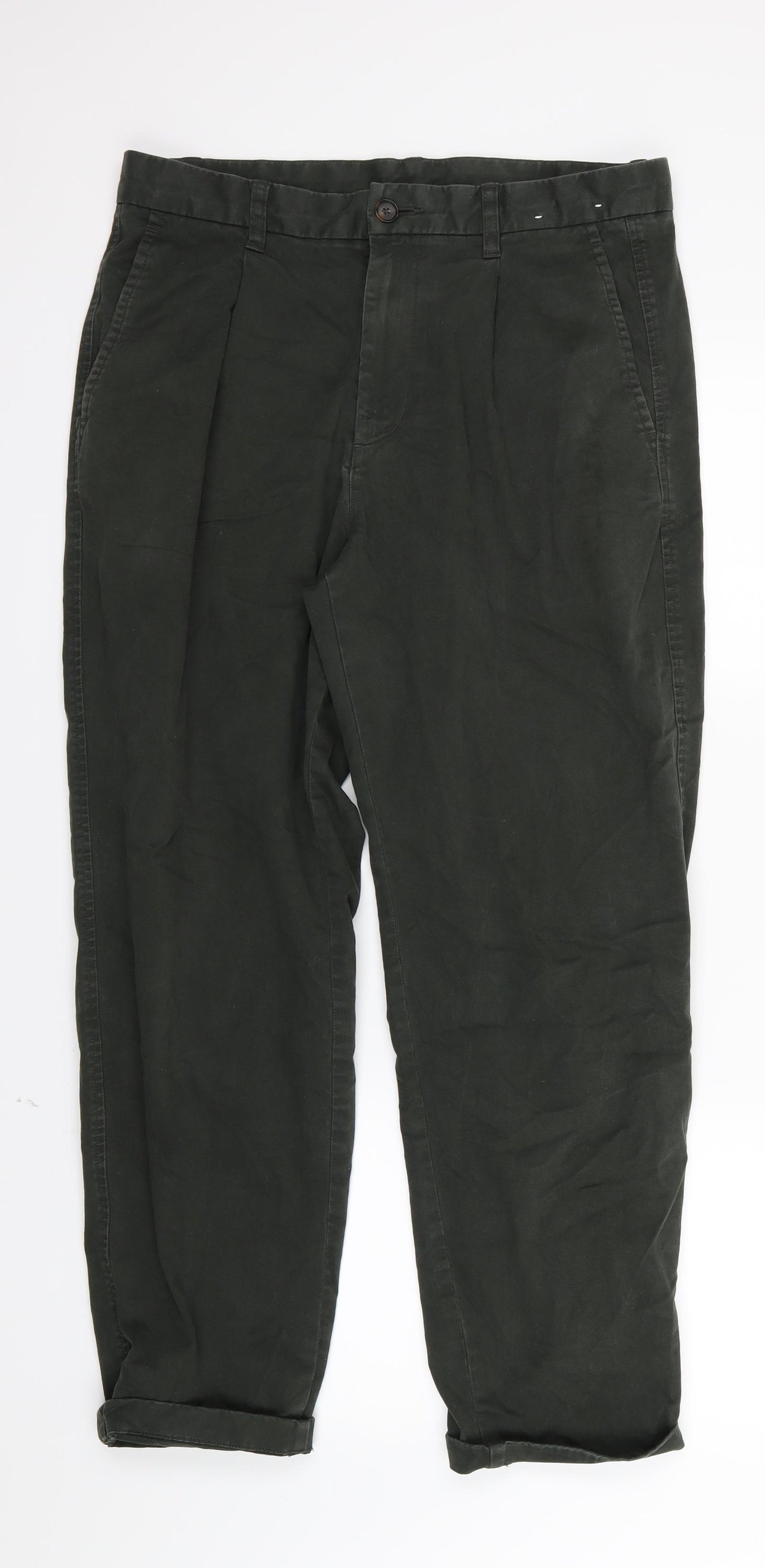 Uniqlo Mens Green   Trousers  Size 32 L28 in