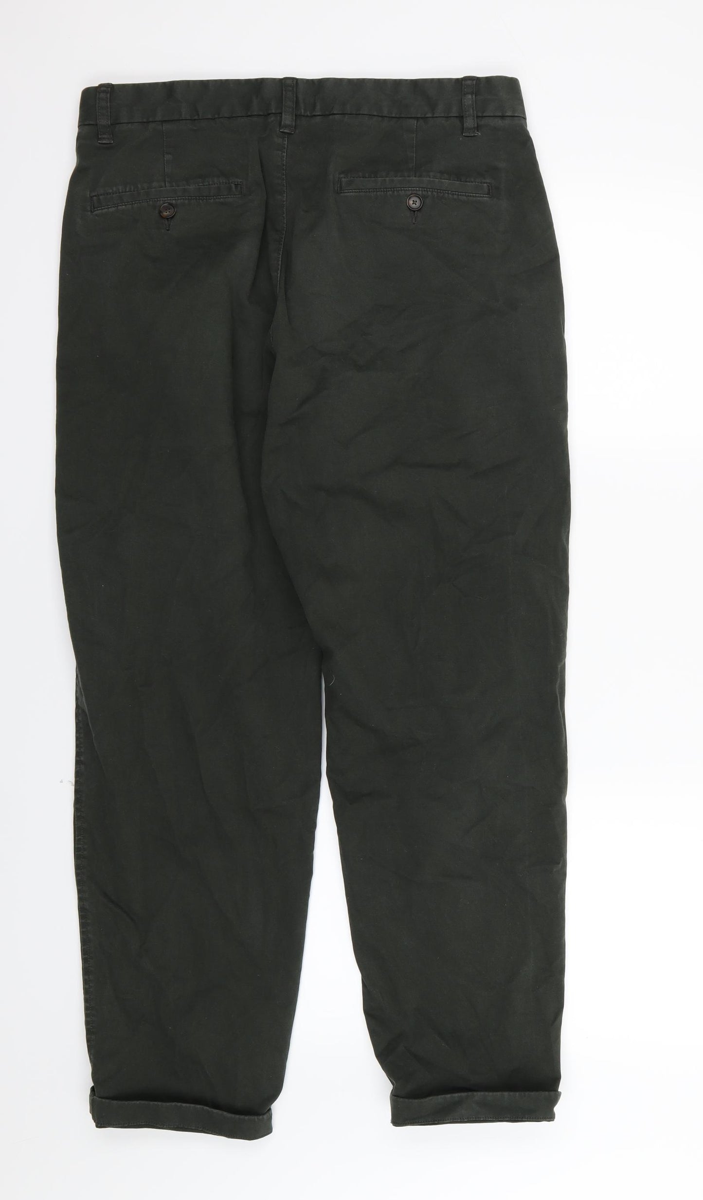 Uniqlo Mens Green   Trousers  Size 32 L28 in