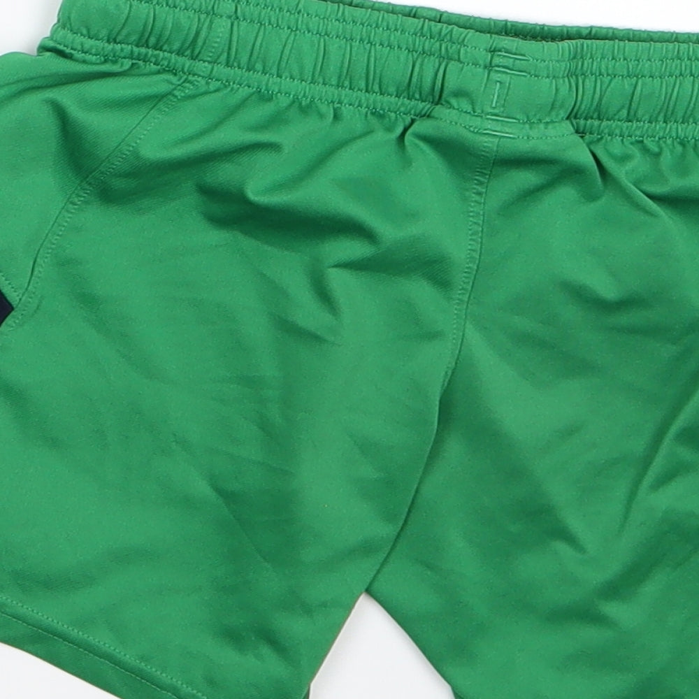 Under armour Boys Green   Sweat Shorts Size XS - AVFC