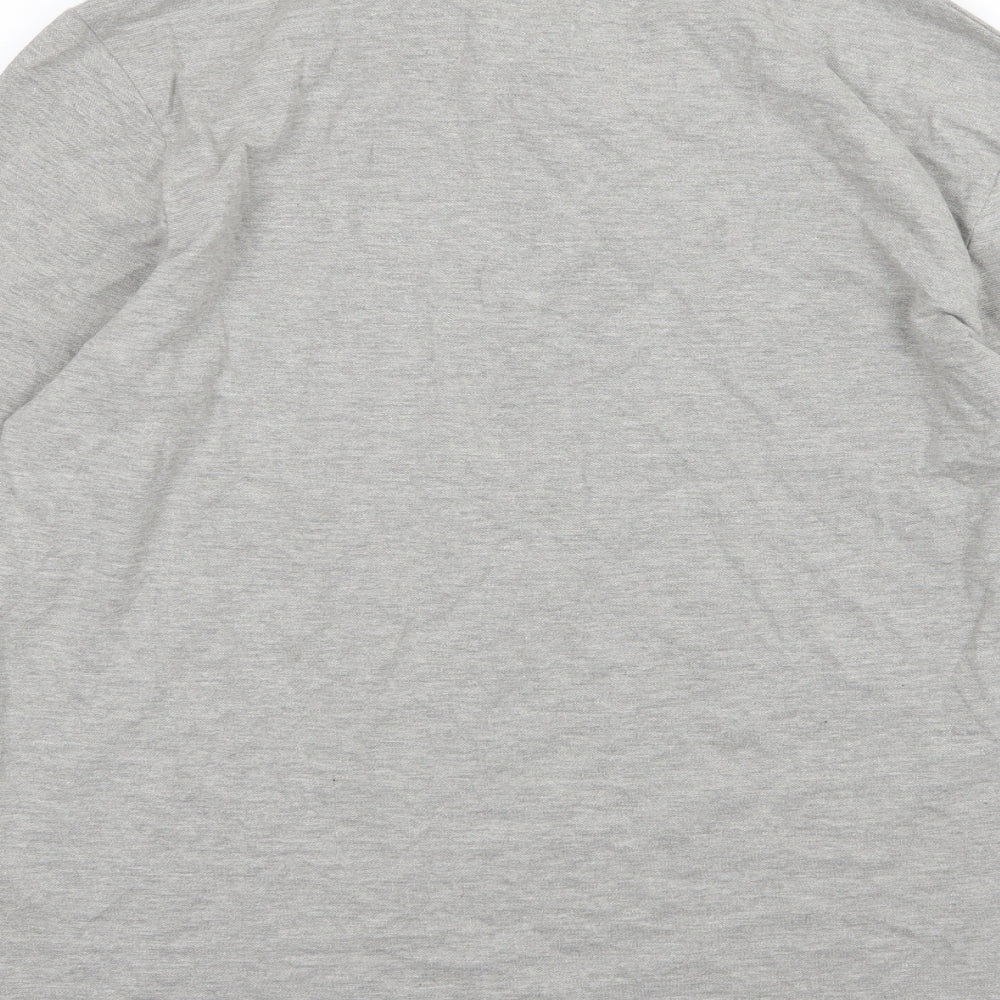 Atlas for Men Mens Grey  Jersey  Polo Size L