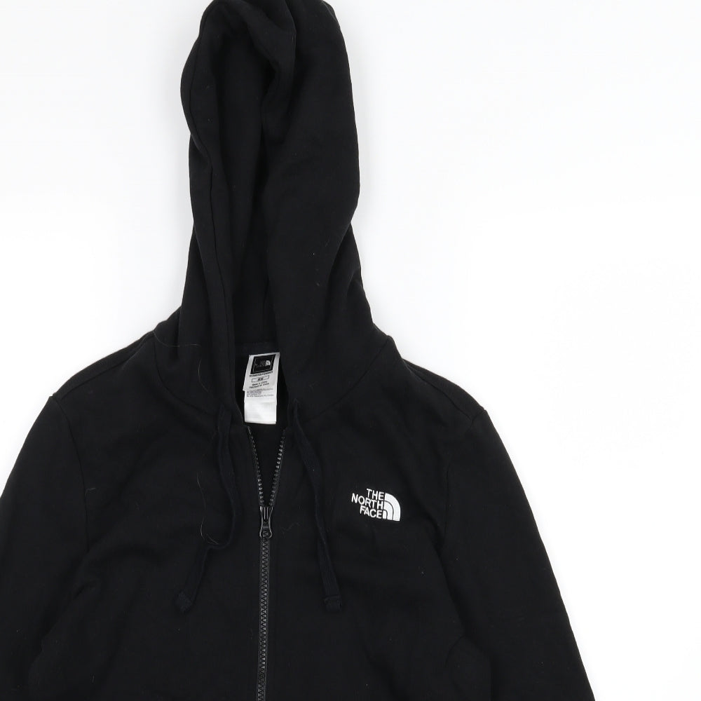 The North Face Womens Black  Jersey Full Zip Hoodie Size M