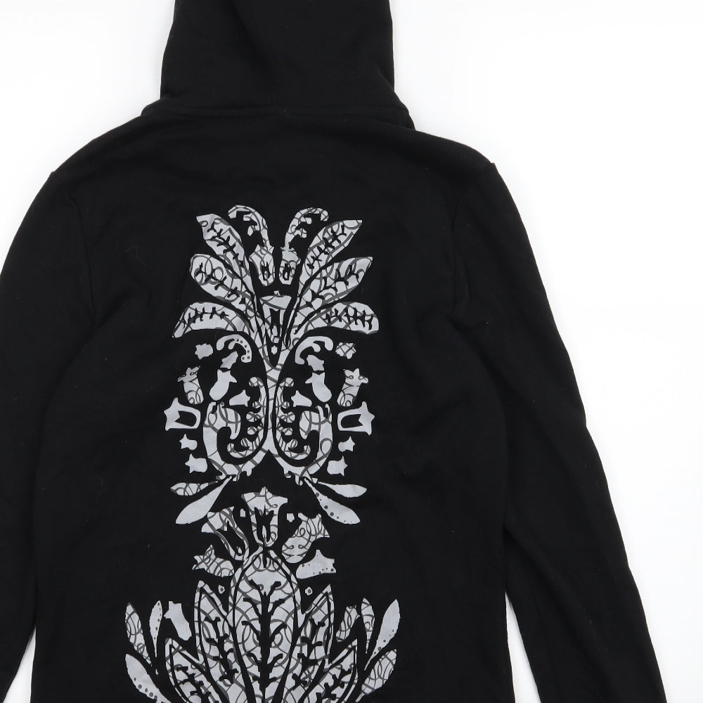 The North Face Womens Black  Jersey Full Zip Hoodie Size M