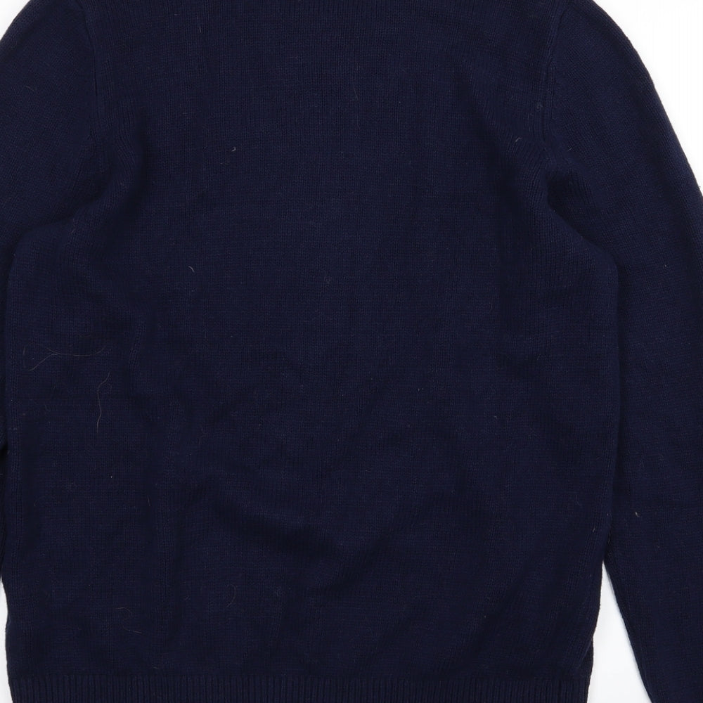 Mountain Warehouse Womens Blue  Knit Pullover Jumper Size 14  - Dog