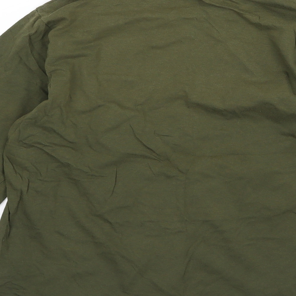 Primark Boys Green Camouflage Jersey Basic T-Shirt Size 11-12 Years