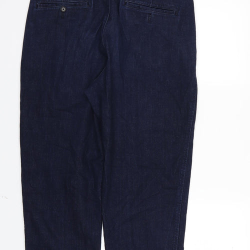 Uniqlo Womens Blue  Denim Straight Jeans Size 32 L28 in