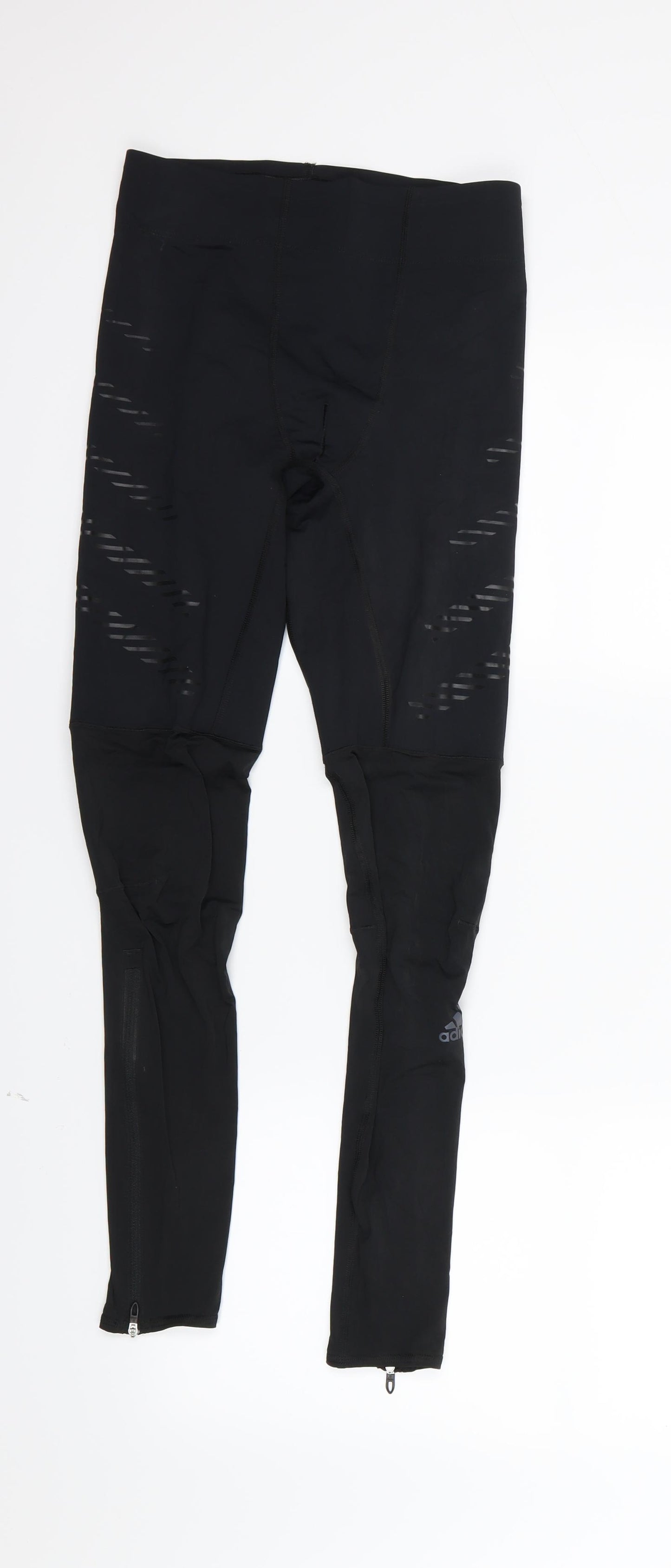 adidas Womens Black   Compression Leggings Size S L26 in