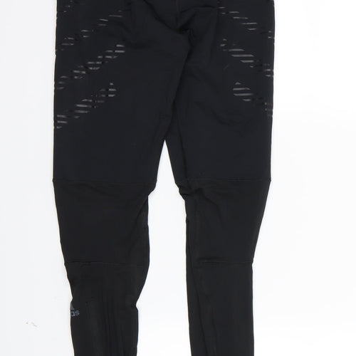 adidas Womens Black   Compression Leggings Size S L26 in