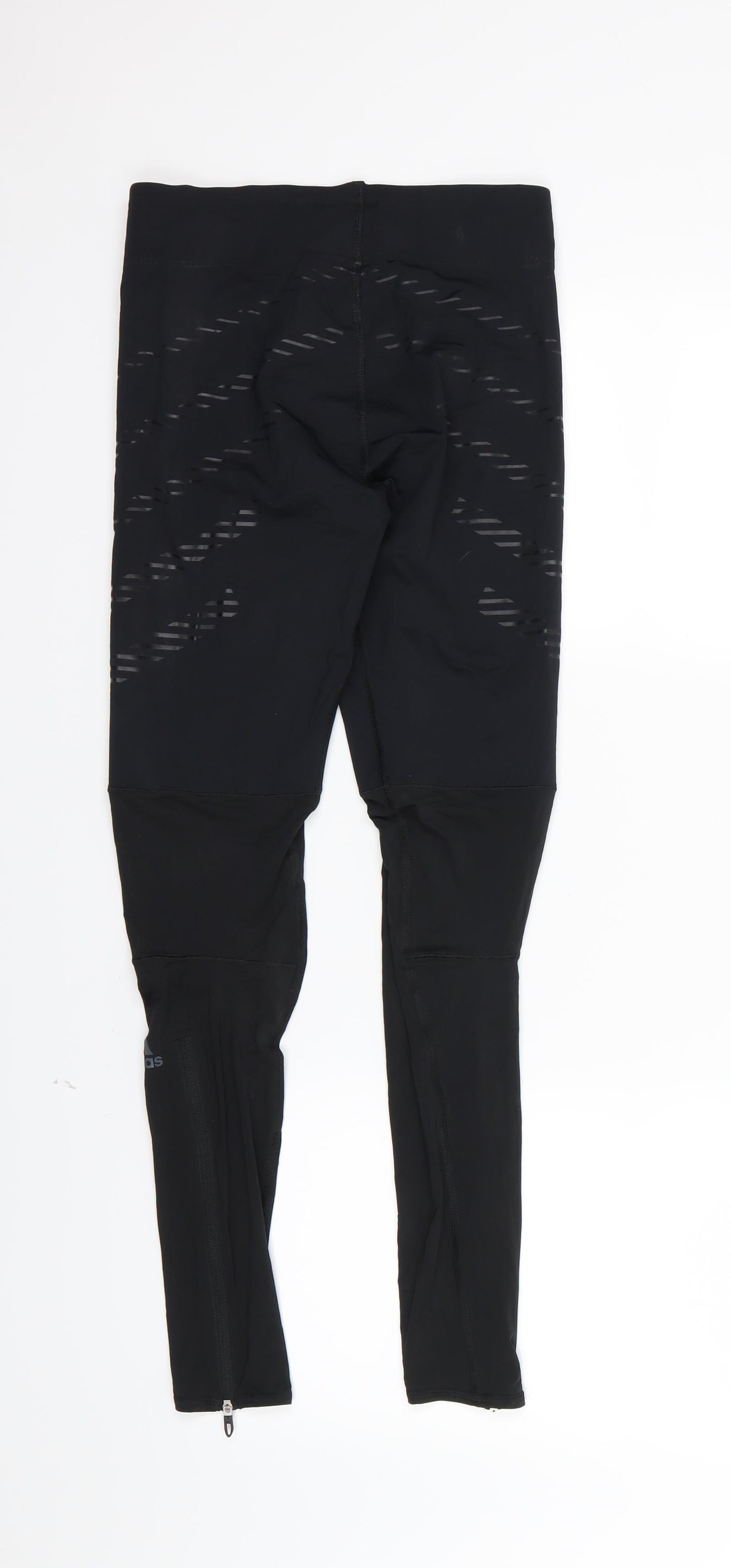adidas Womens Black   Compression Leggings Size S L26 in