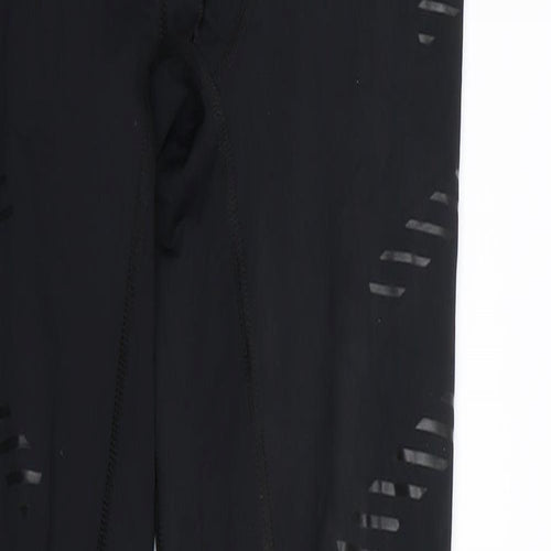 adidas Womens Black   Compression Leggings Size S L26 in