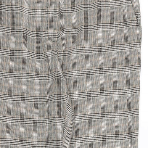Dorothy Perkins Womens Multicoloured Striped Rayon Trousers  Size 12 L25 in
