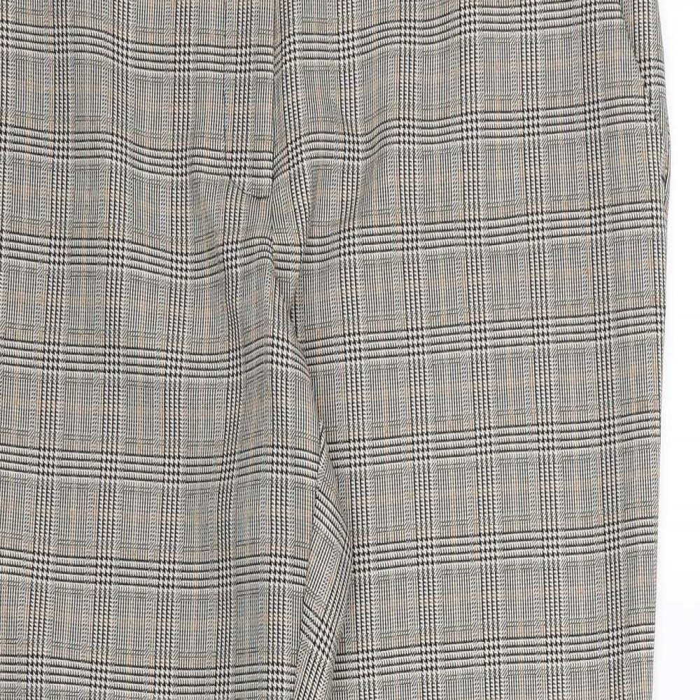 Dorothy Perkins Womens Multicoloured Striped Rayon Trousers  Size 12 L25 in