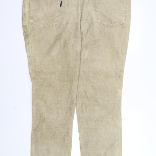 Brooker Mens Beige  Corduroy Trousers  Size 48 L31 in