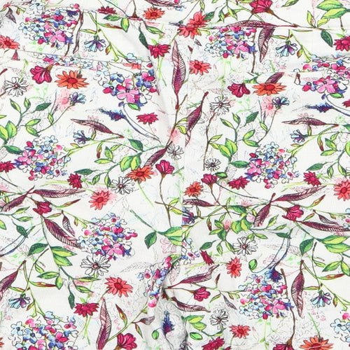 Nutmeg Girls Multicoloured Floral  Chino Shorts Size 12-13 Years