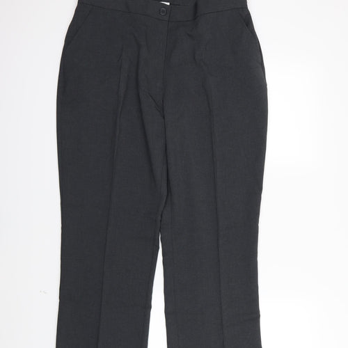 Damart Womens Grey  Rayon Trousers  Size 18 L27 in