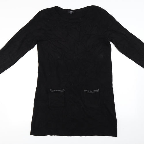 F&F Womens Black   Pullover Jumper Size 18