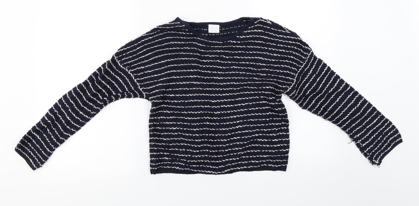 F&F Boys Blue   Pullover Jumper Size 9-10 Years