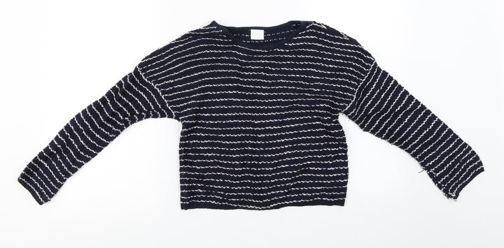 F&F Boys Blue   Pullover Jumper Size 9-10 Years