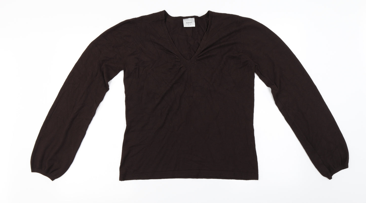 NEXT Womens Brown   Pullover Jumper Size 16