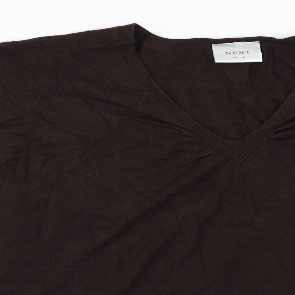 NEXT Womens Brown   Pullover Jumper Size 16
