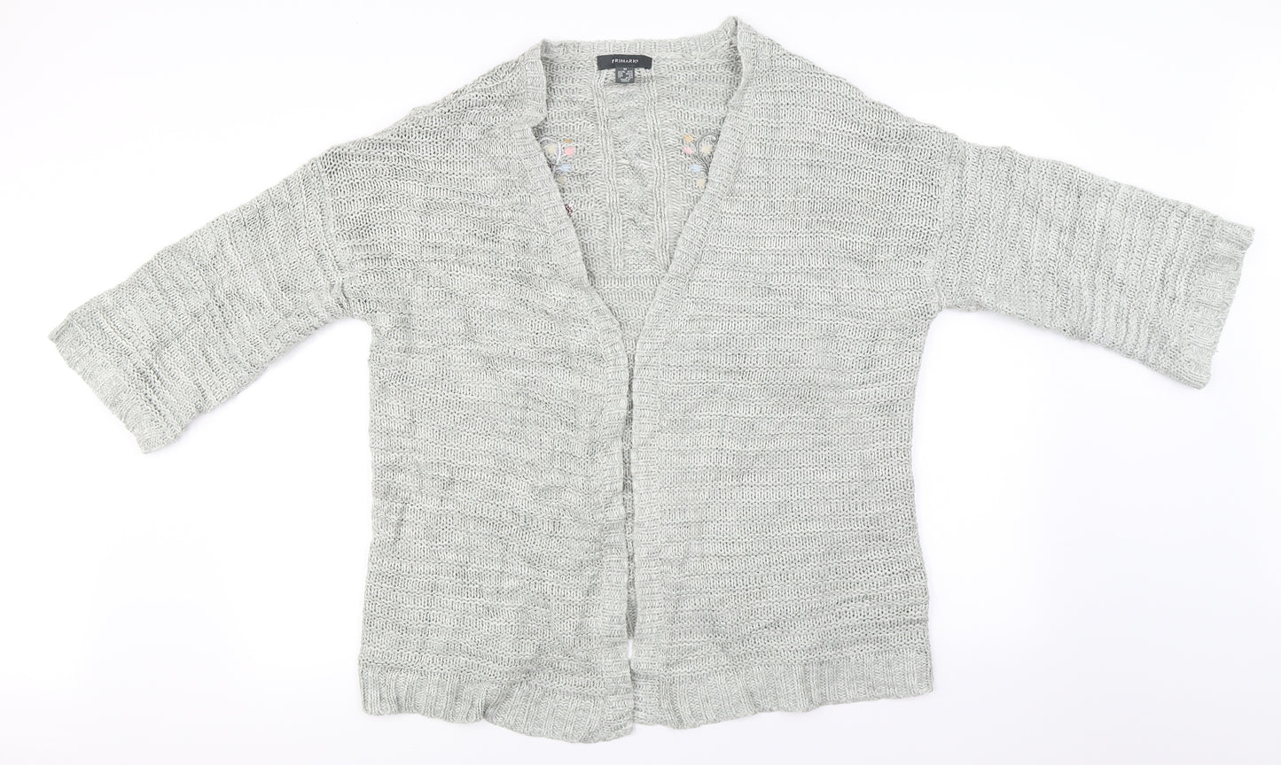 Primark Womens Grey   Cardigan Jumper Size M