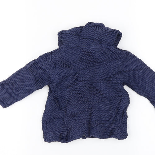 Marks and Spencer  Boys Blue   Cardigan Jumper Size 0-3 Months
