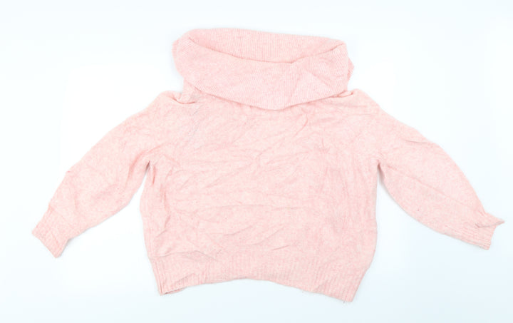 H&M Womens Pink Pullover Jumper Size M