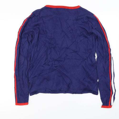 R Edition  Womens Blue   Pullover Jumper Size M