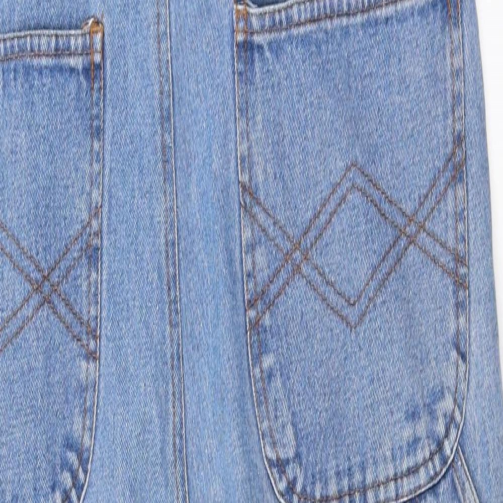 good fellows Womens Blue   Dungaree One-Piece Size 10