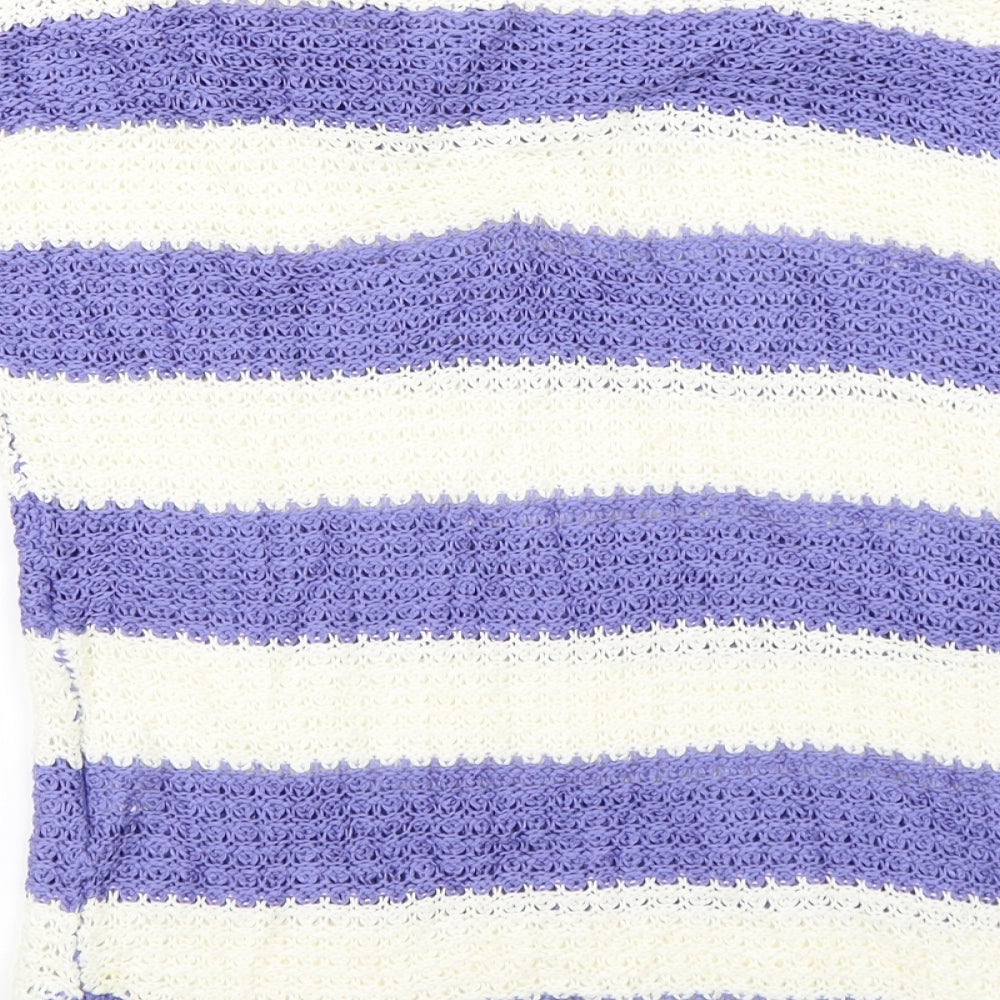 intuition  Womens Ivory Striped  Pullover Jumper Size 12