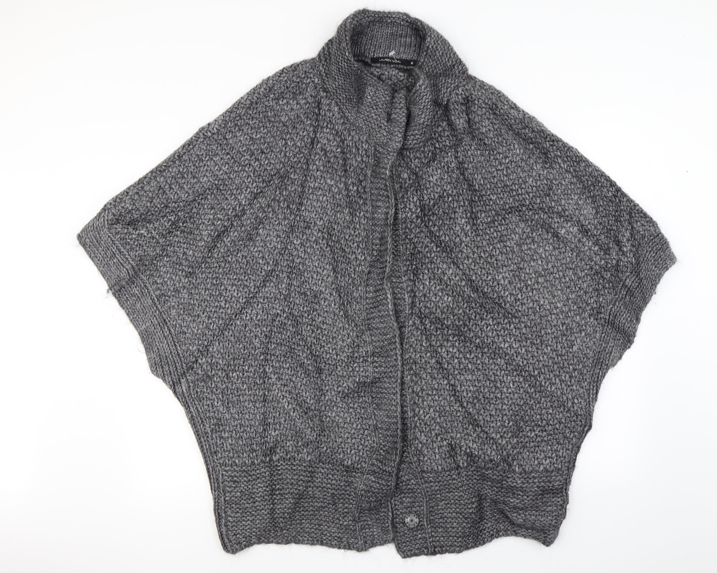 LAUREN VIDAL  Womens Grey   Cardigan Jumper Size M