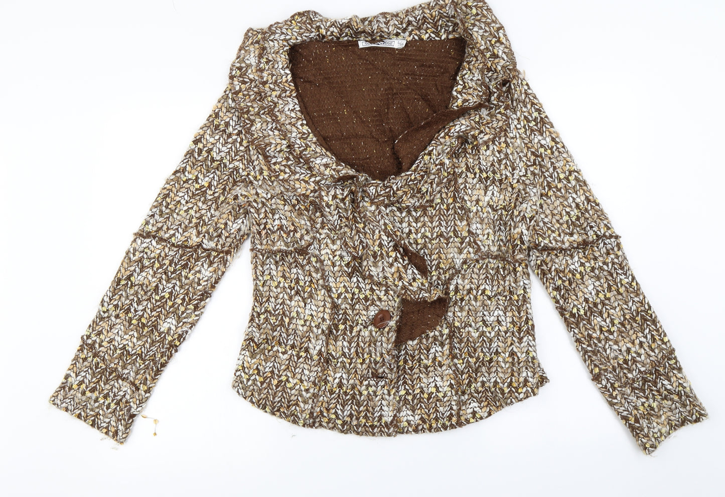 Preworn Womens Brown   Cardigan Jumper Size XL