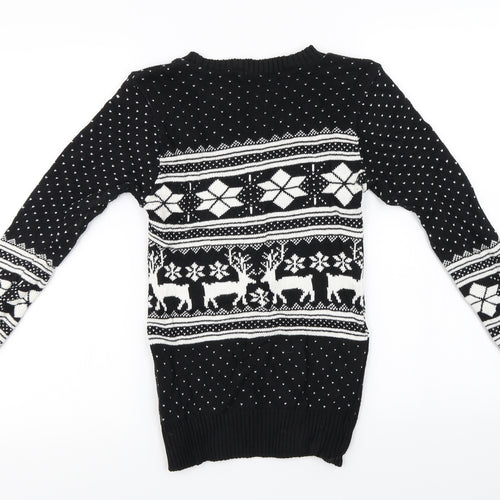 Boohoo  Womens Black   Pullover Jumper Size M
