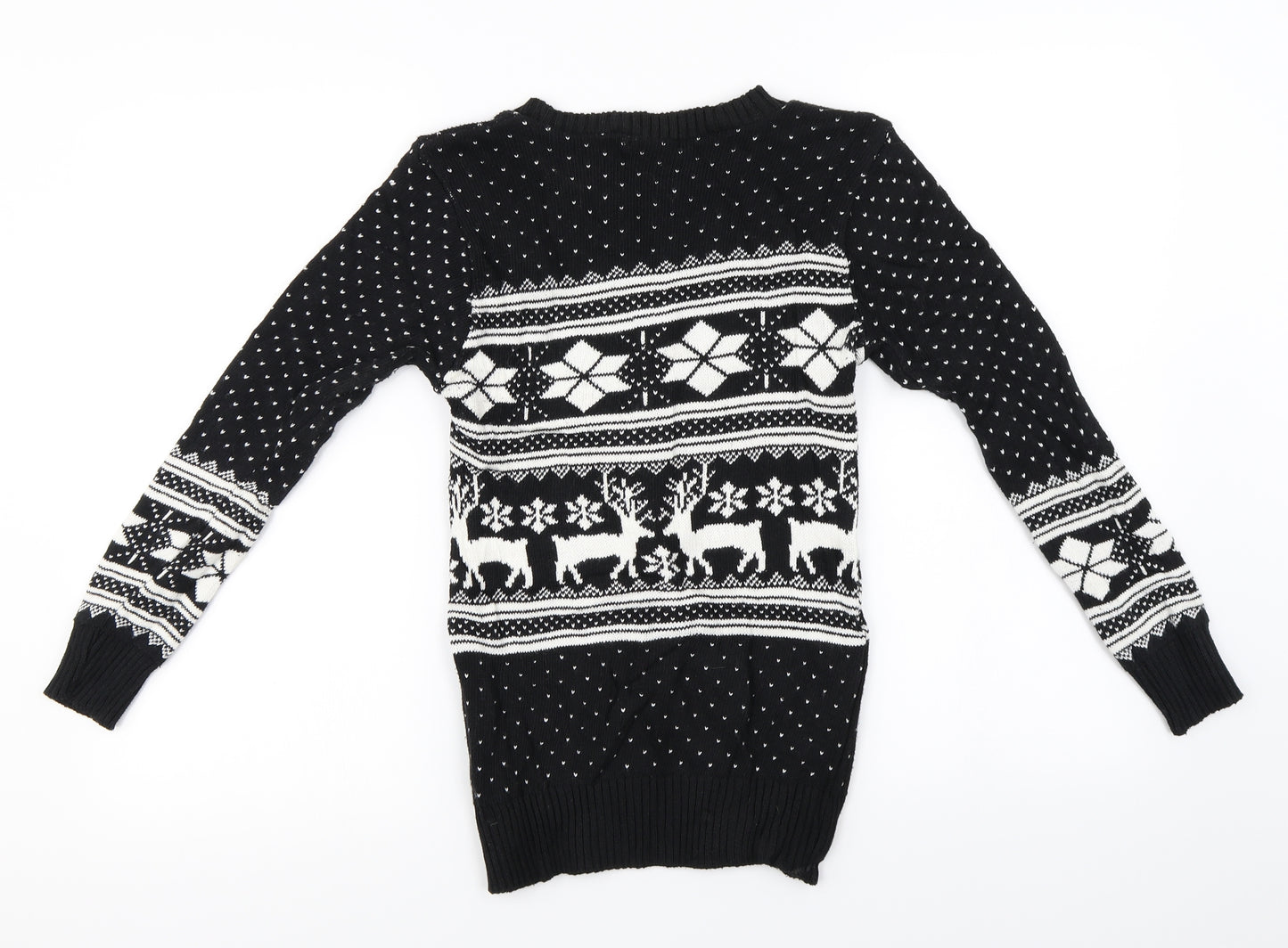 Boohoo  Womens Black   Pullover Jumper Size M