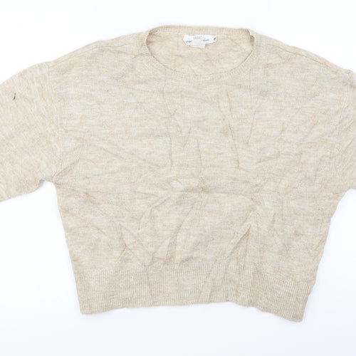 L.O.G.G  Womens Beige   Pullover Jumper Size XS