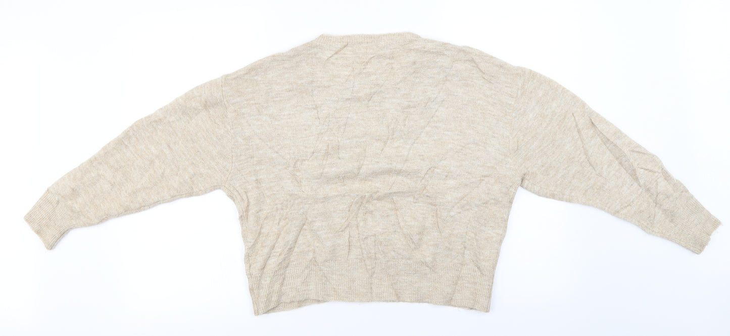 L.O.G.G  Womens Beige   Pullover Jumper Size XS