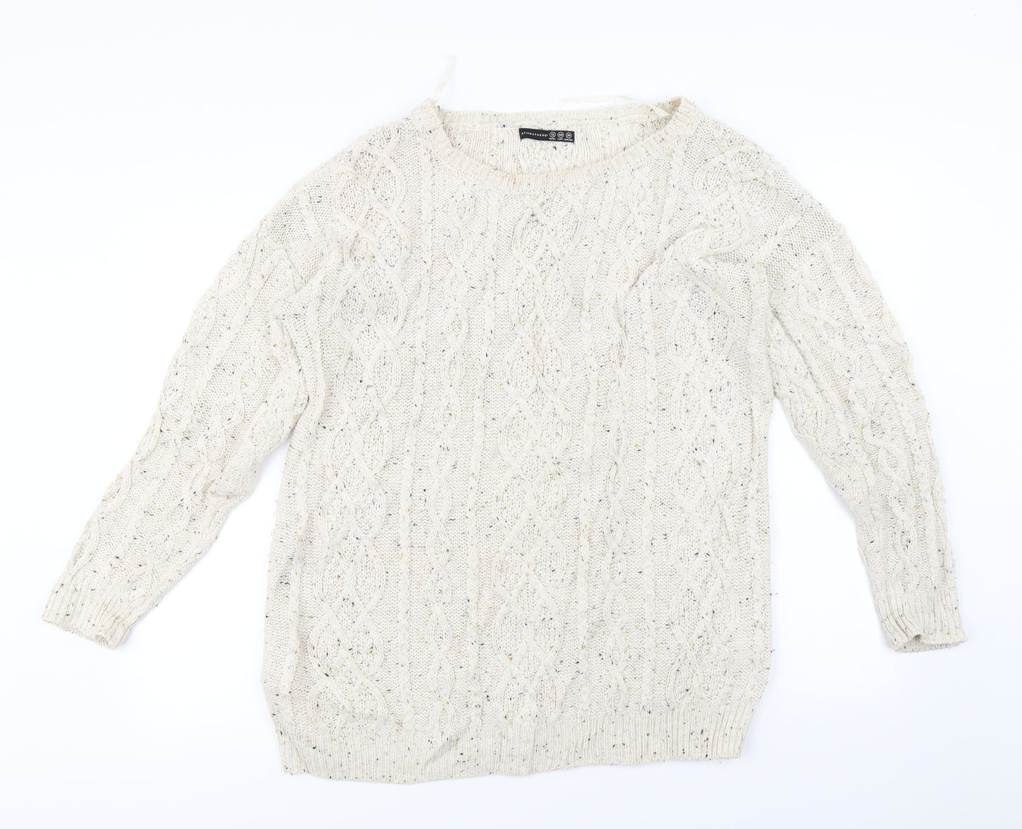 Atmosphere Womens Beige   Pullover Jumper Size 12