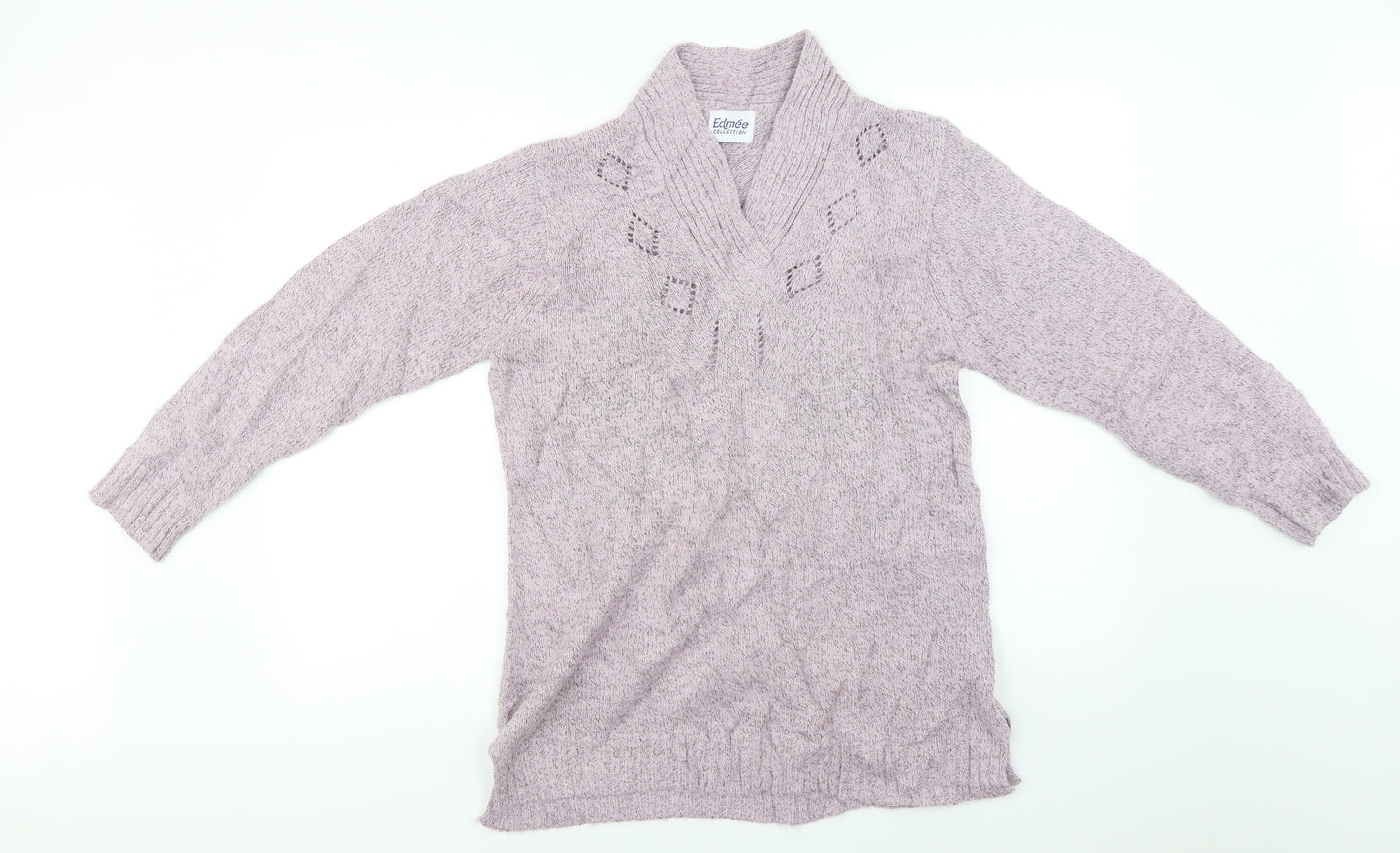 Edmee  Womens Pink   Pullover Jumper Size 14