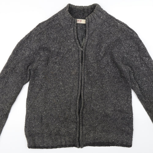 EWM Womens Grey   Full Zip Jumper Size M