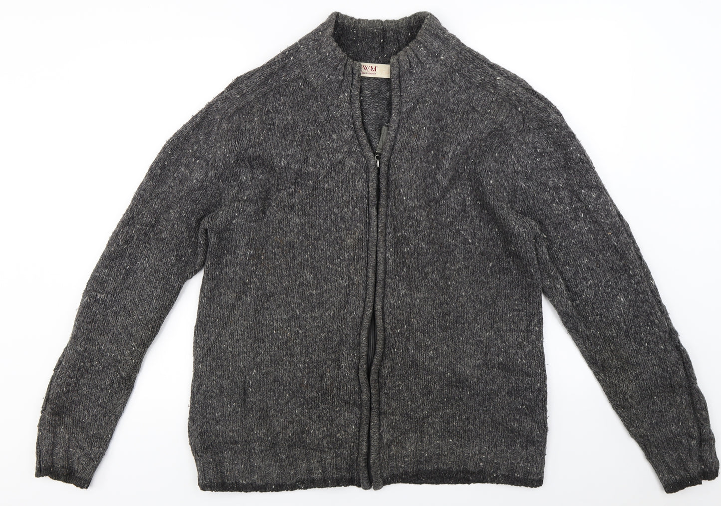 EWM Womens Grey   Full Zip Jumper Size M