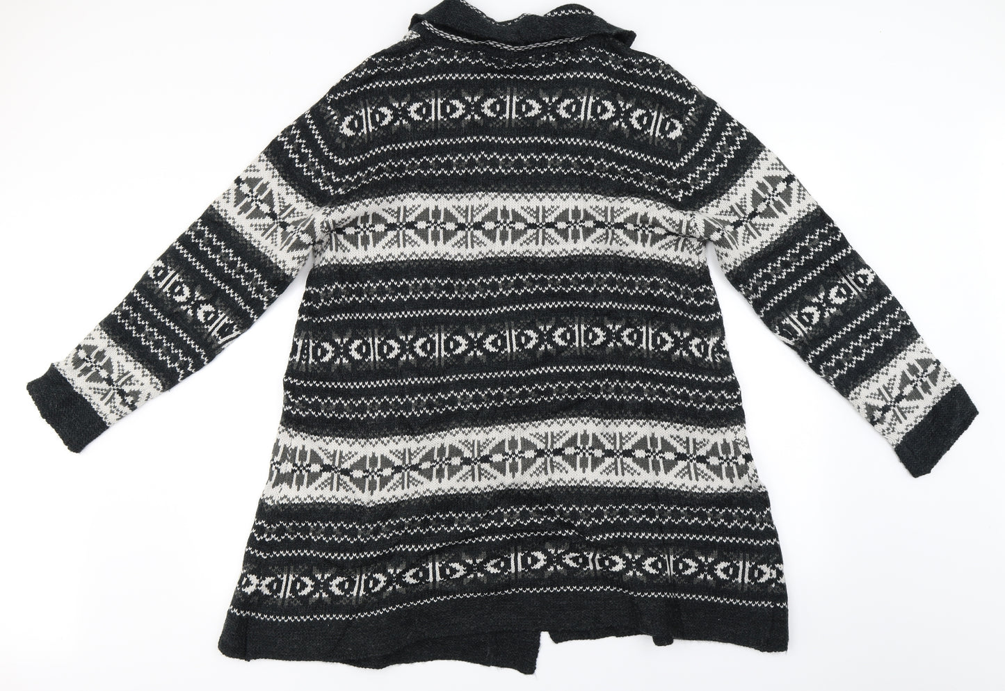 Cotton Traders Womens Grey   Cardigan Jumper Size 10