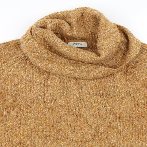 Papaya Womens Brown   Pullover Jumper Size S