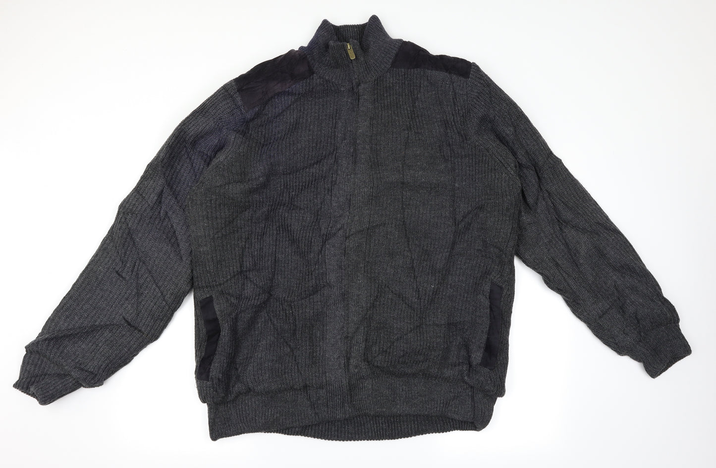 Ventura Mens Grey   Full Zip Jumper Size XL