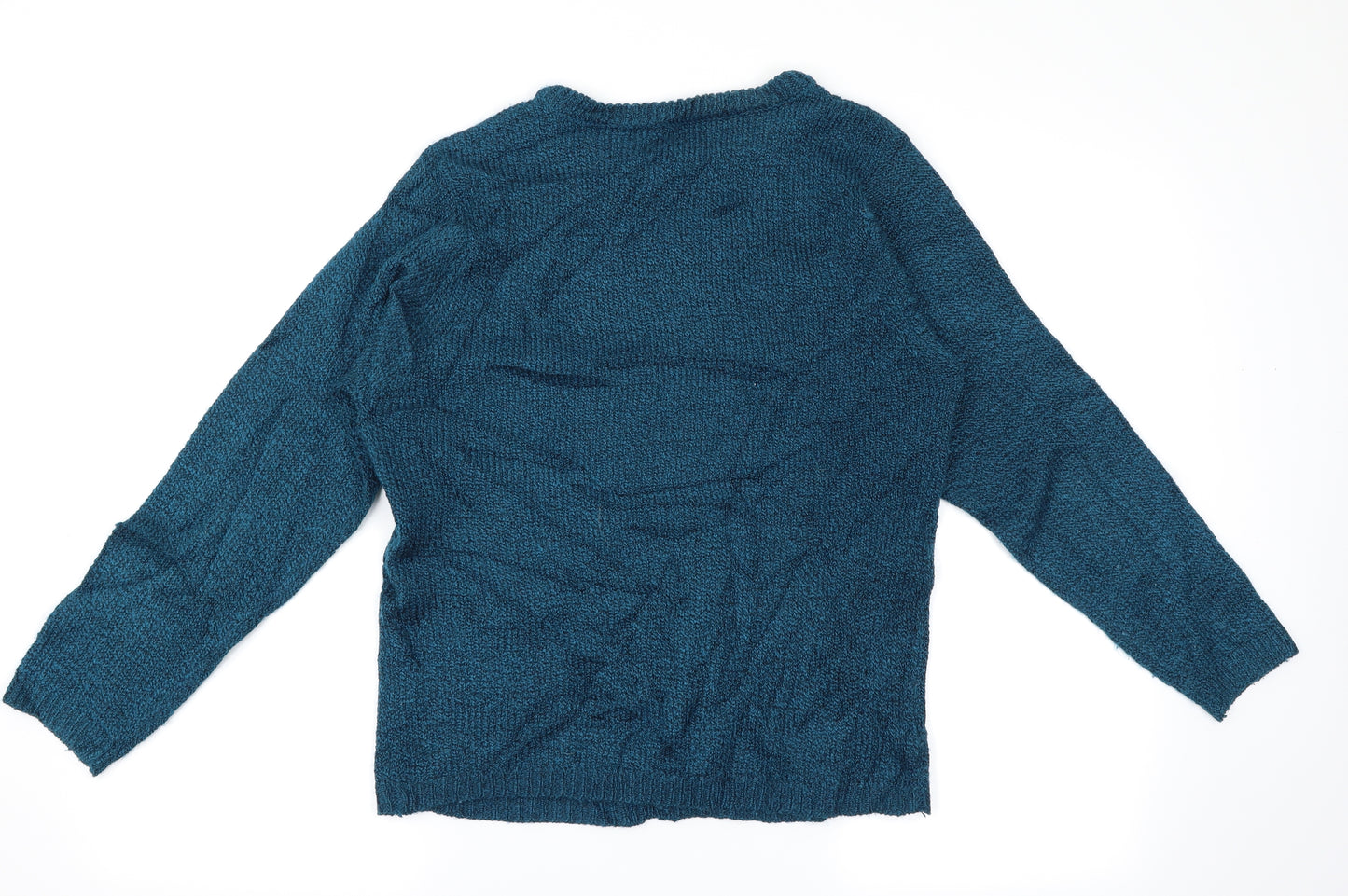 Beaumonde Womens Green Argyle/Diamond  Pullover Jumper Size S