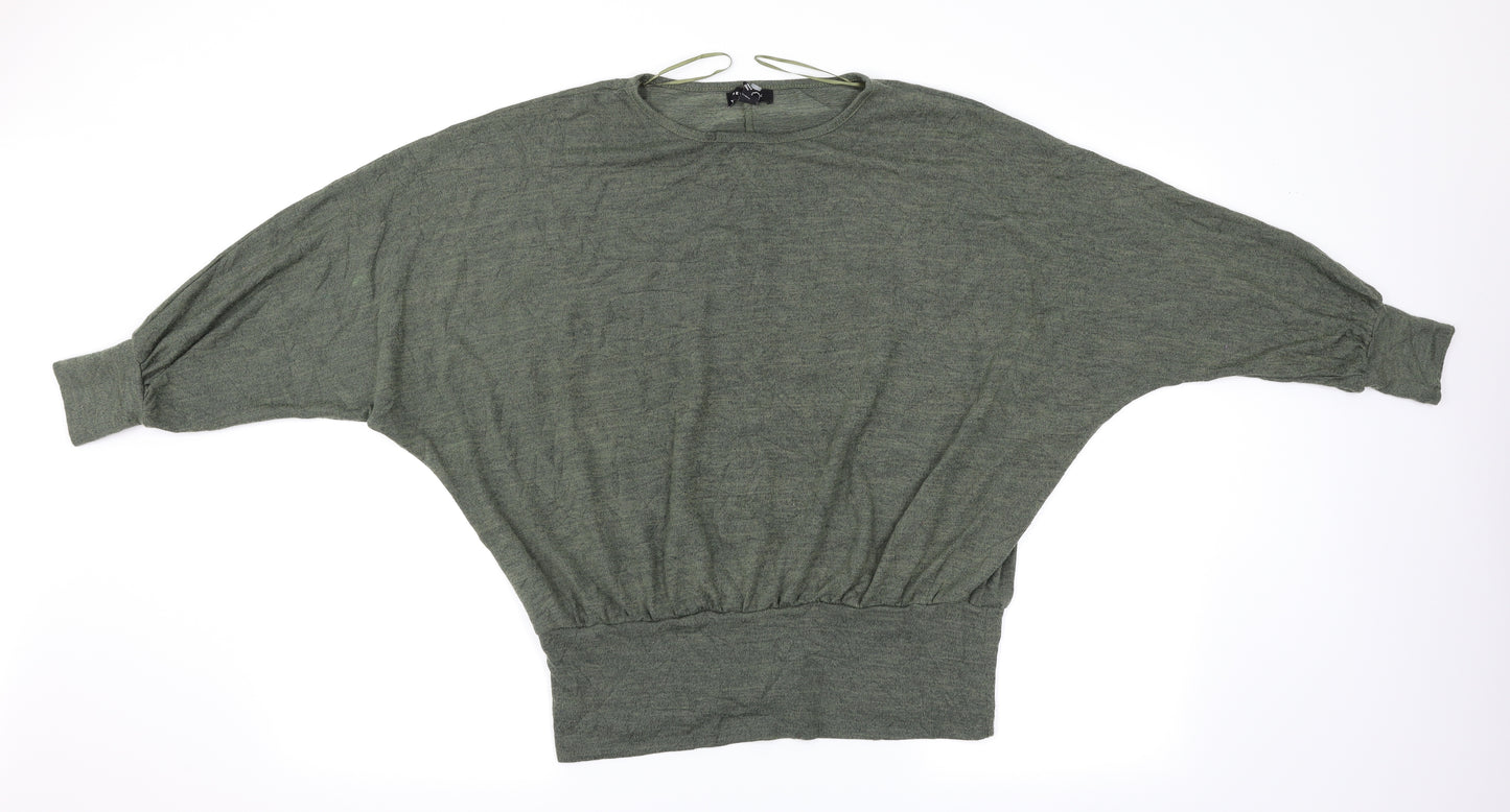 New Look Womens Green   Pullover Jumper Size M