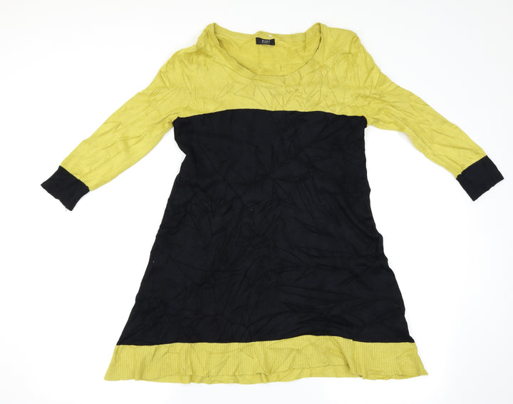 F&F Womens Black Basic T-Shirt Size 10